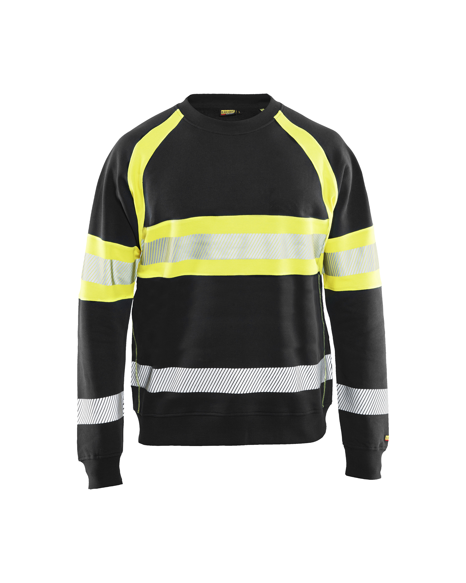 Blåkläder High Vis Sweater Schwarz/Gelb Produktbild img1 L