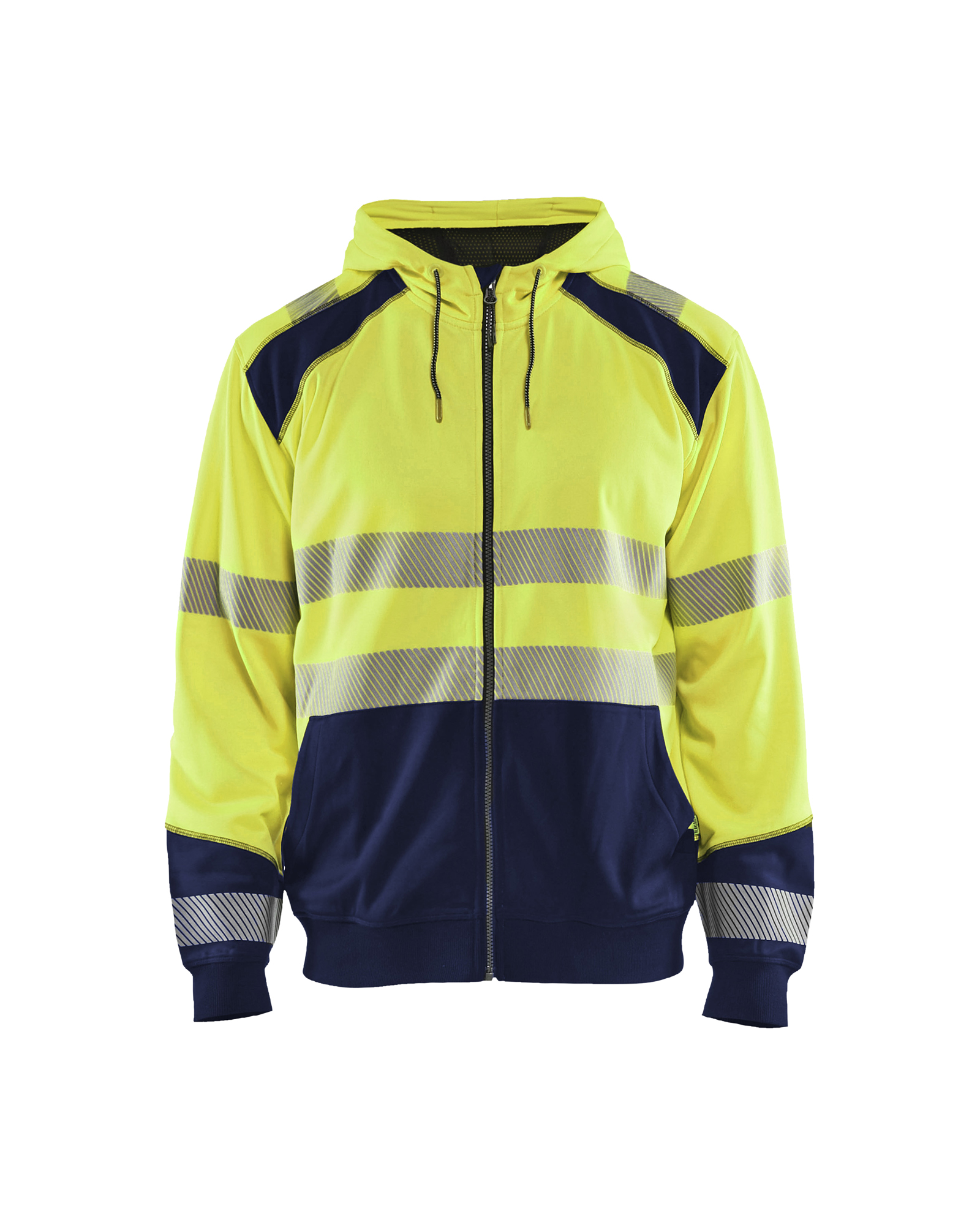 Blåkläder High Vis Kapuzensweater High Vis Gelb/Marineblau Produktbild img1 L