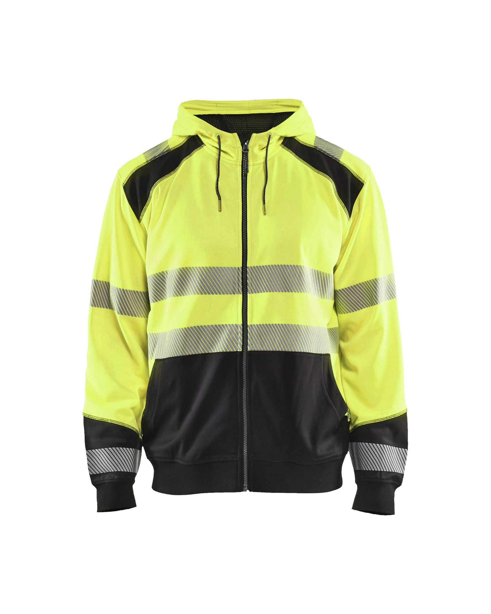 Blåkläder High Vis Kapuzensweater High Vis Gelb/Schwarz Produktbild img1 L