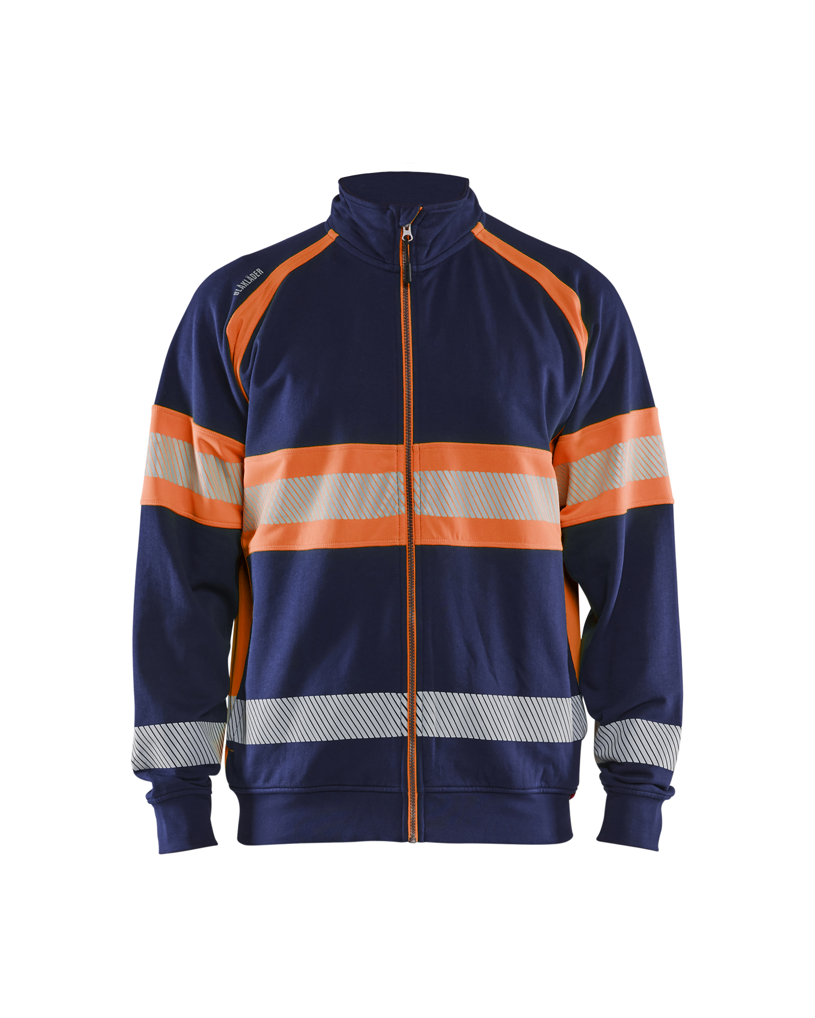 Blåkläder High Vis Sweatjacke Marineblau/Orange Produktbild img1 L