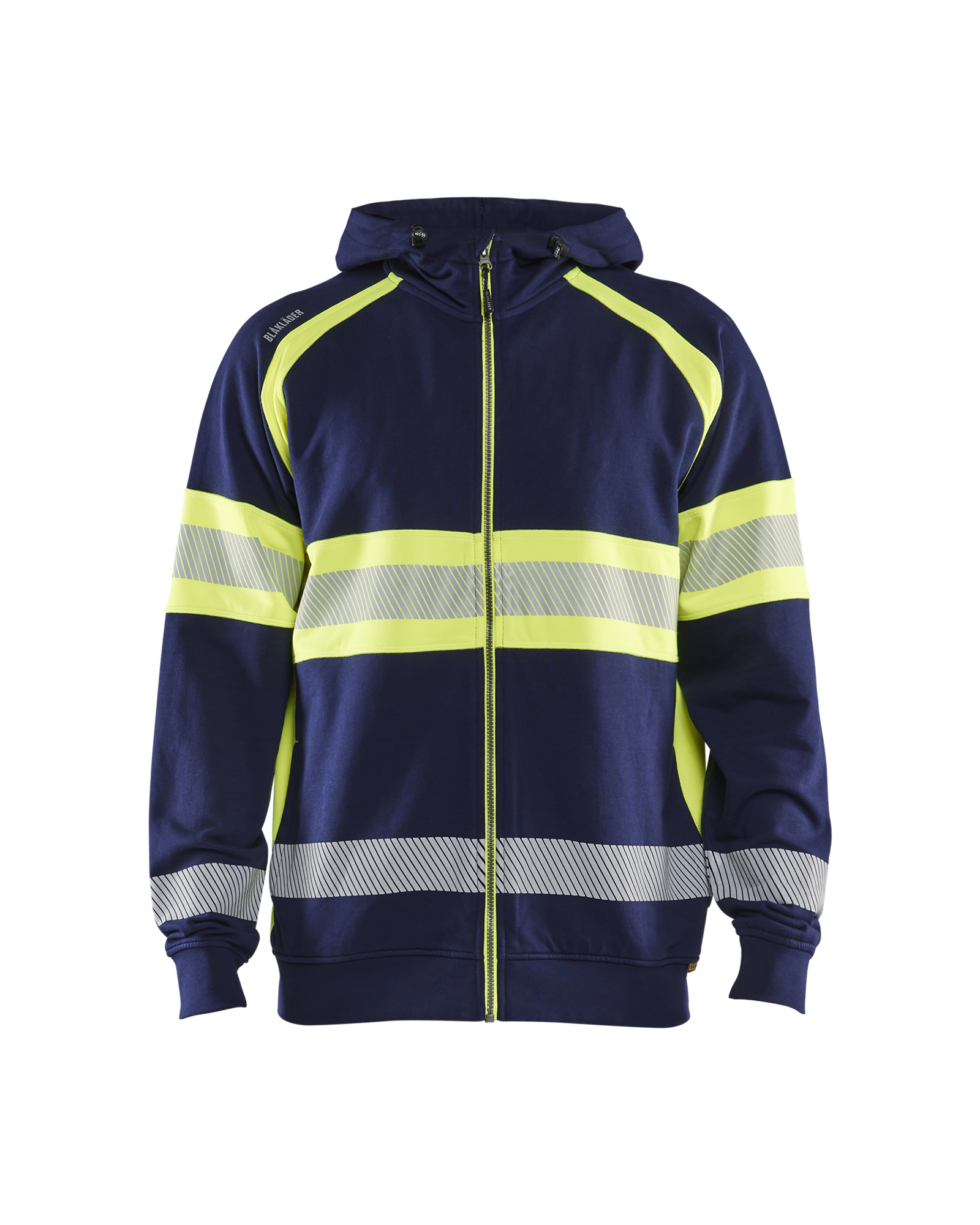 Blåkläder High Vis Kapuzenjacke Marineblau/ High Vis Gelb Produktbild img1 L