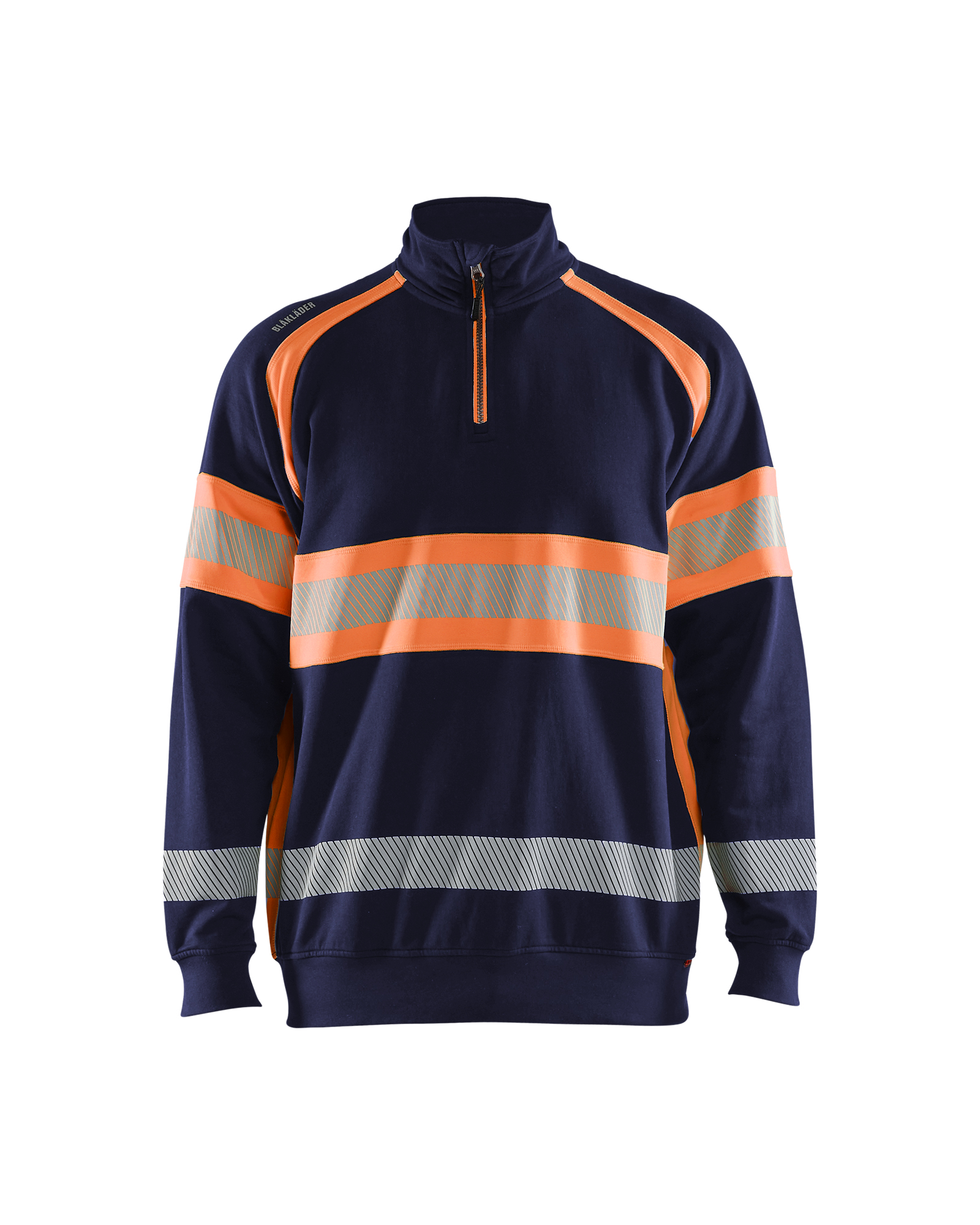 Blåkläder High Vis Sweater Marineblau/Orange Produktbild img1 L