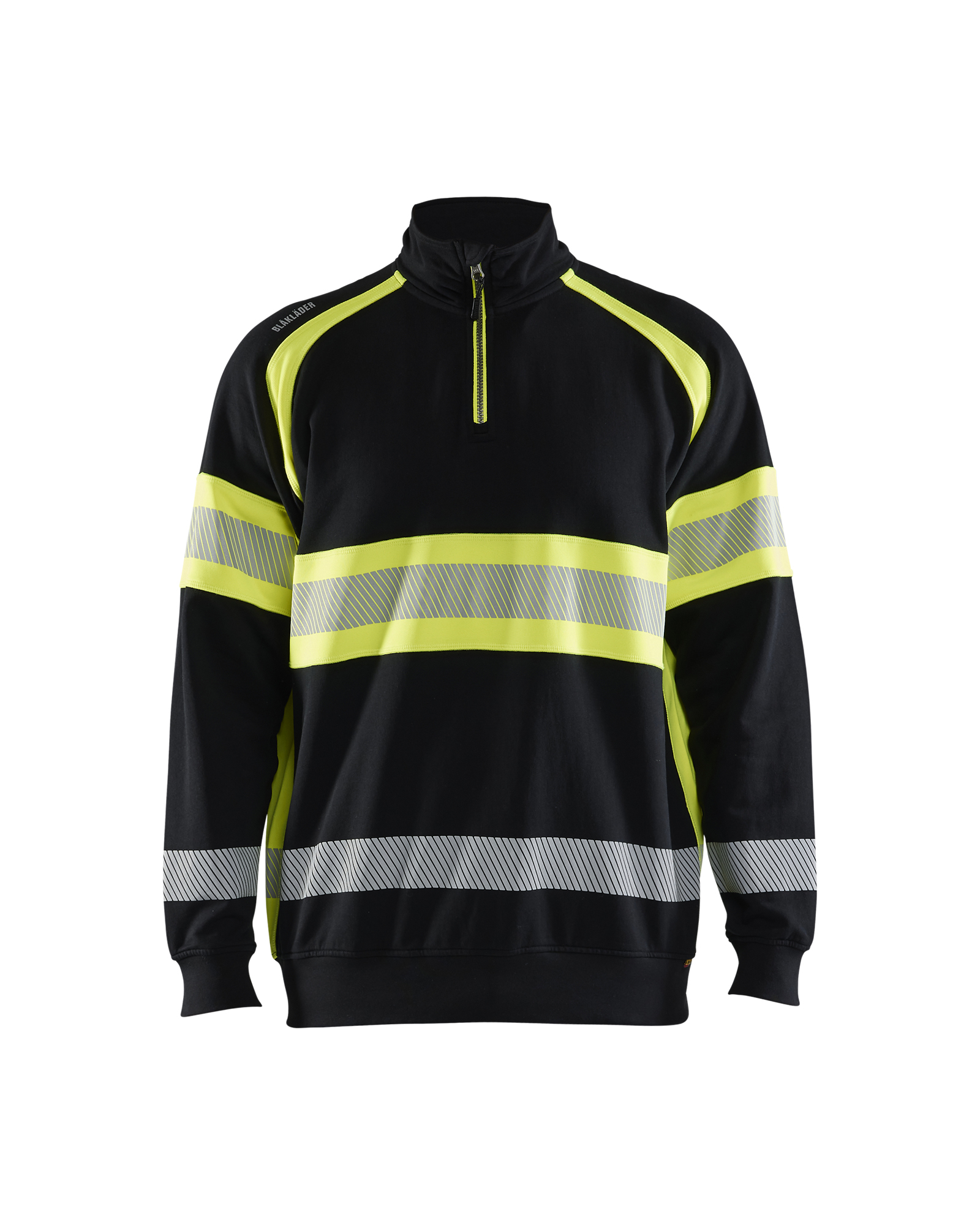 Blåkläder High Vis Sweater Schwarz/Gelb Produktbild img1 L