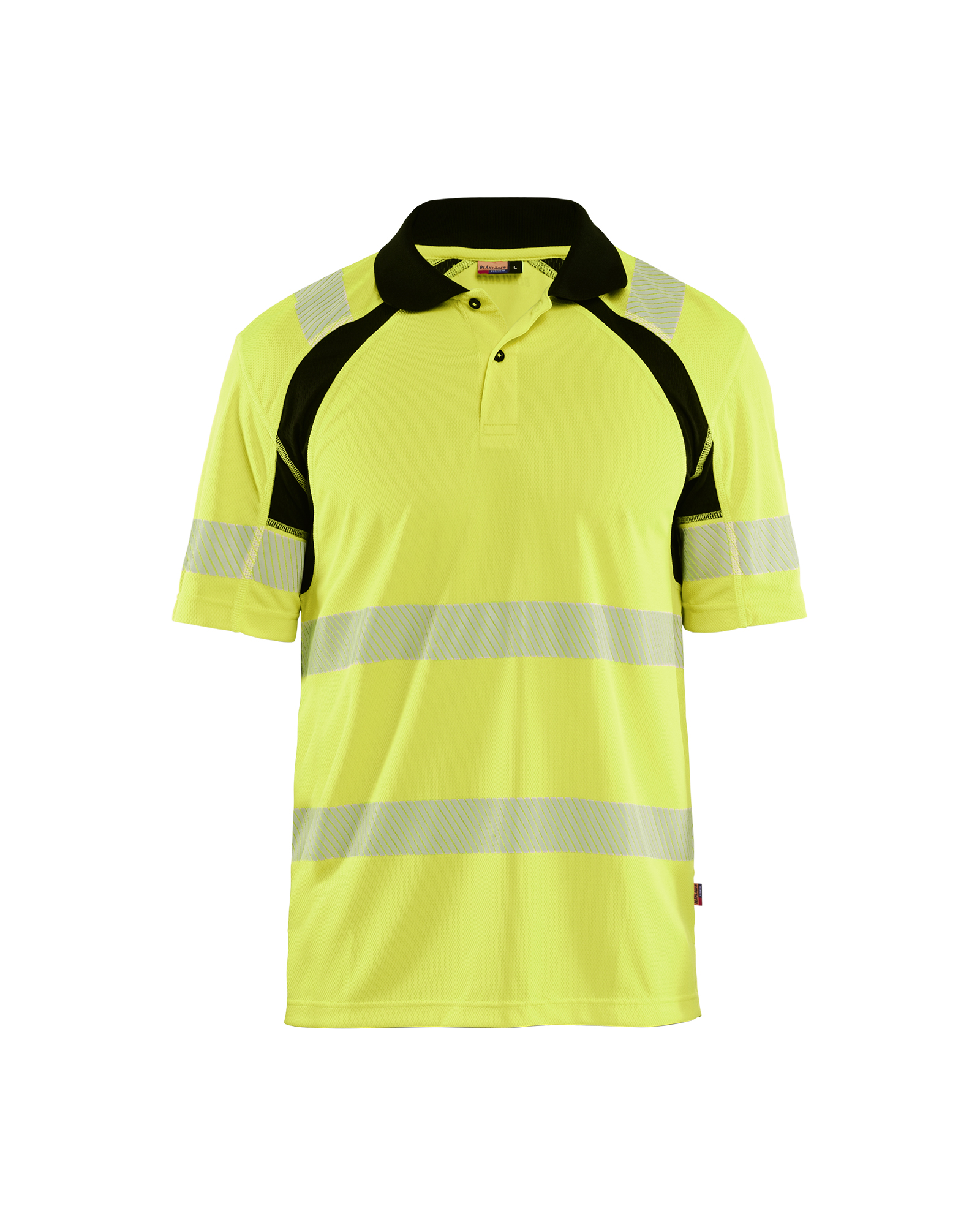 Blåkläder Polo High VisHigh Vis Gelb/Schwarz Produktbild img1 L