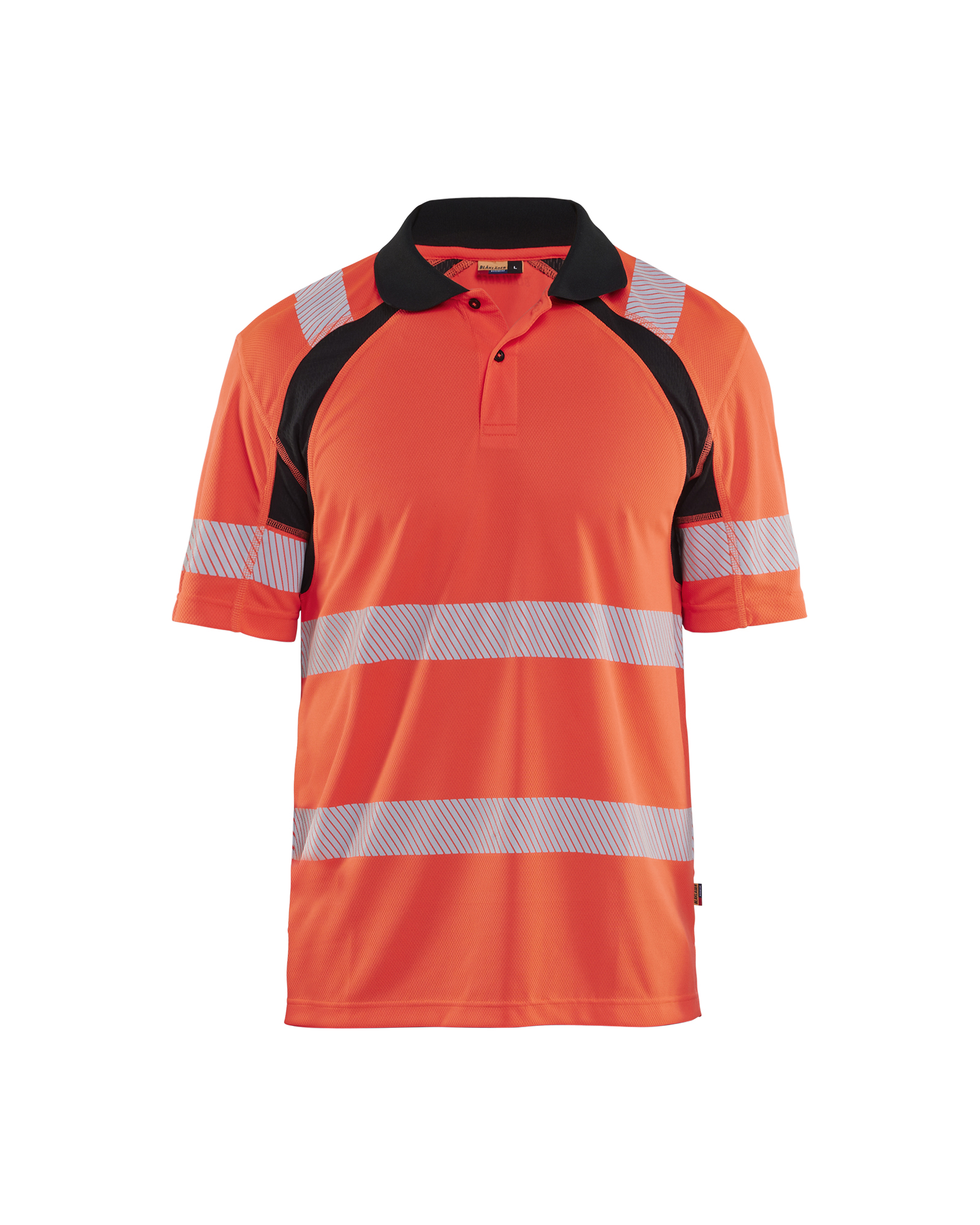 Blåkläder Polo High VisHigh Vis Rot/Schwarz Produktbild img1 L