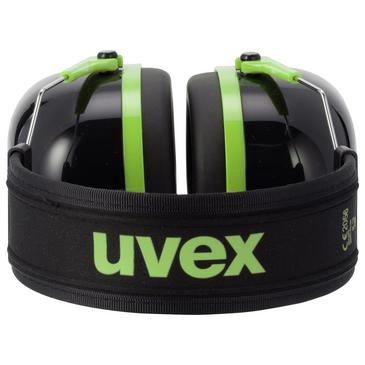 UVEX Kapselgehörschutz K1 2600001 schwarz, grün SNR 28 dB Größe L, M, S Produktbild img3 L