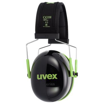 UVEX Kapselgehörschutz K1 2600001 schwarz, grün SNR 28 dB Größe L, M, S Produktbild img6 L