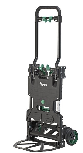 fortis 2-in-1 Sackkarre klappbar 70kg / 137 kg BxTxH 778x450x685 / 416x450x110 / Produktbild img1 L