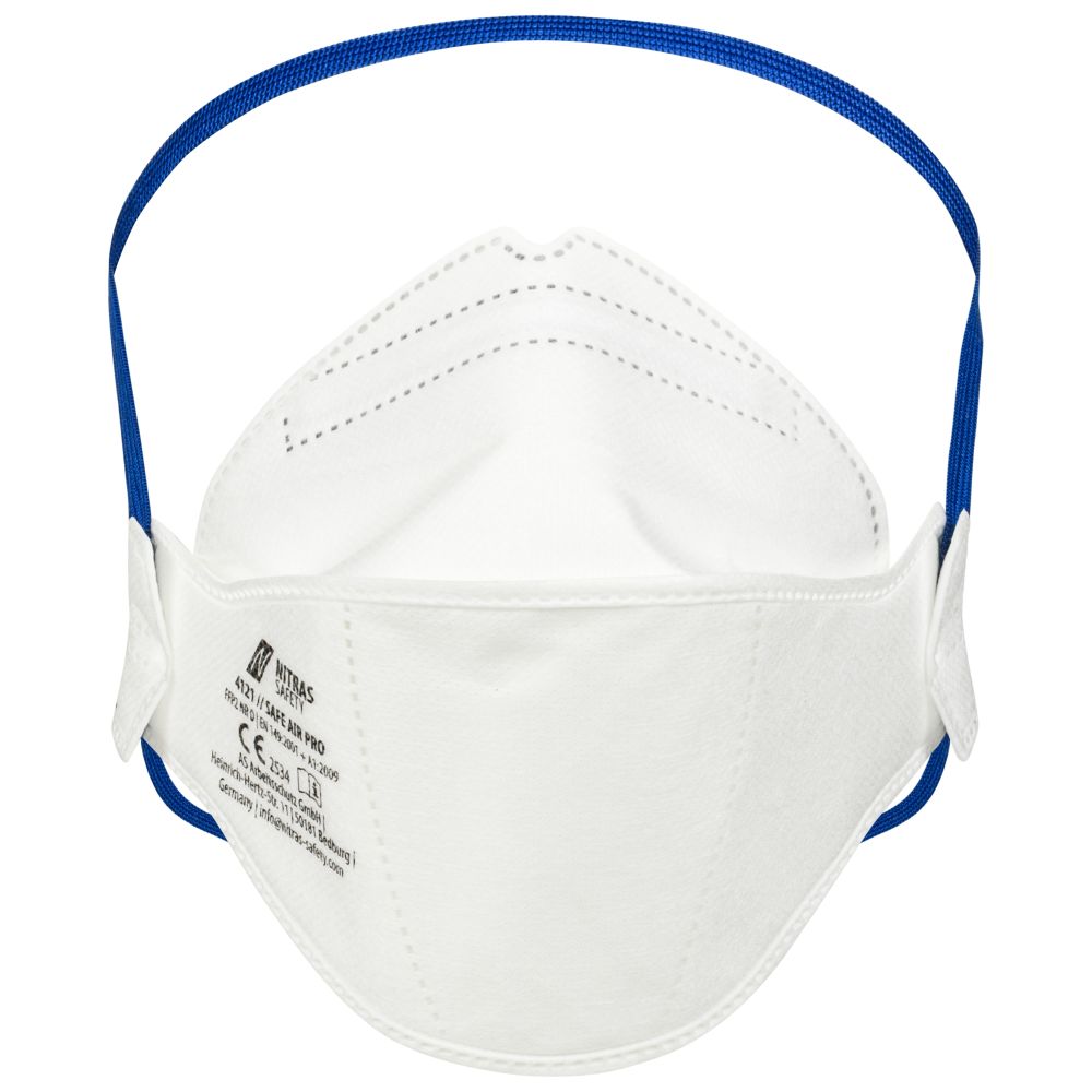 NITRAS SAFE AIR PRO, Atemschutzmaske, weiß, EN 149, Box à 15 Stück Produktbild img1 L