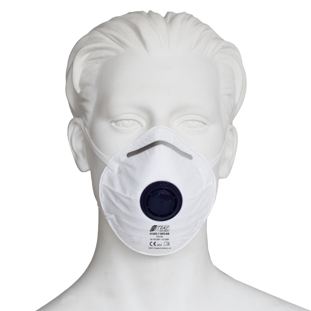 NITRAS SAFE AIR, Atemschutzmaske, weiß, EN 149, Box à 15 Stück Produktbild img1 L