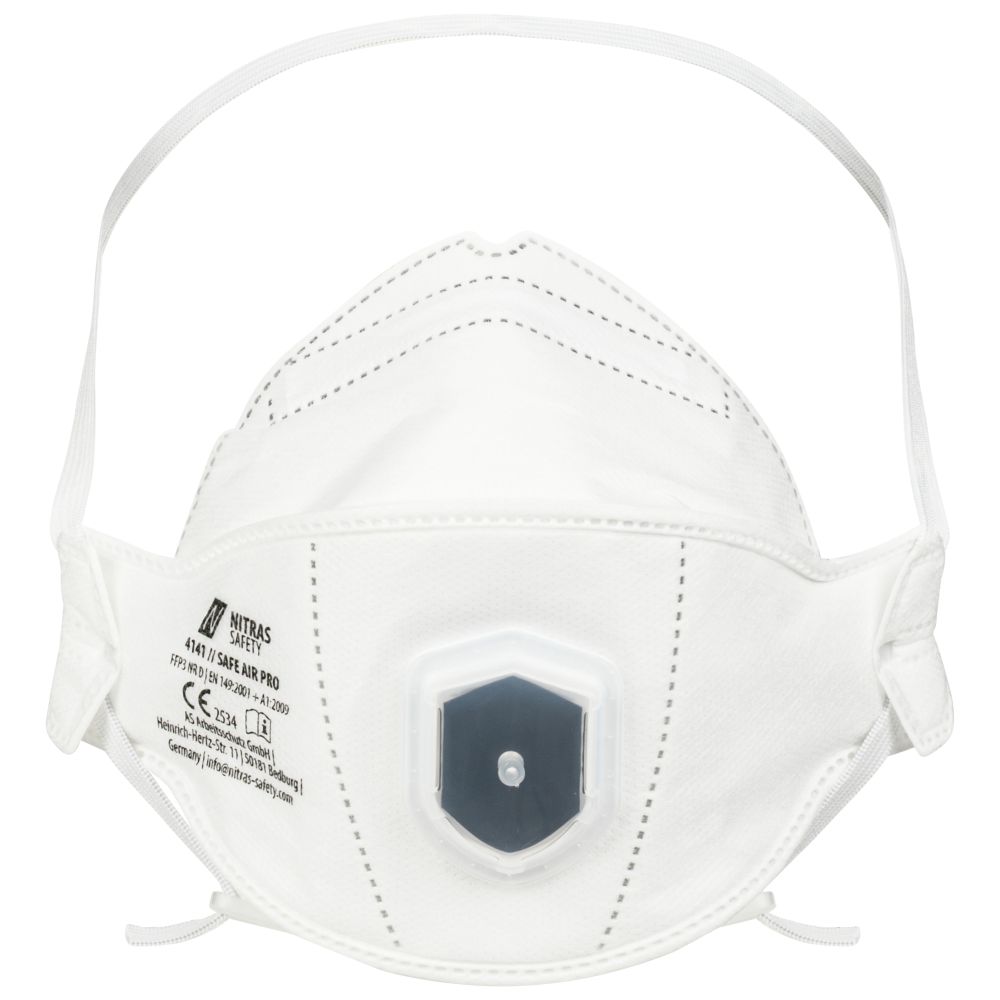 NITRAS SAFE AIR PRO, Atemschutzmaske, weiß, EN 149, Box à 15 Stück Produktbild img1 L