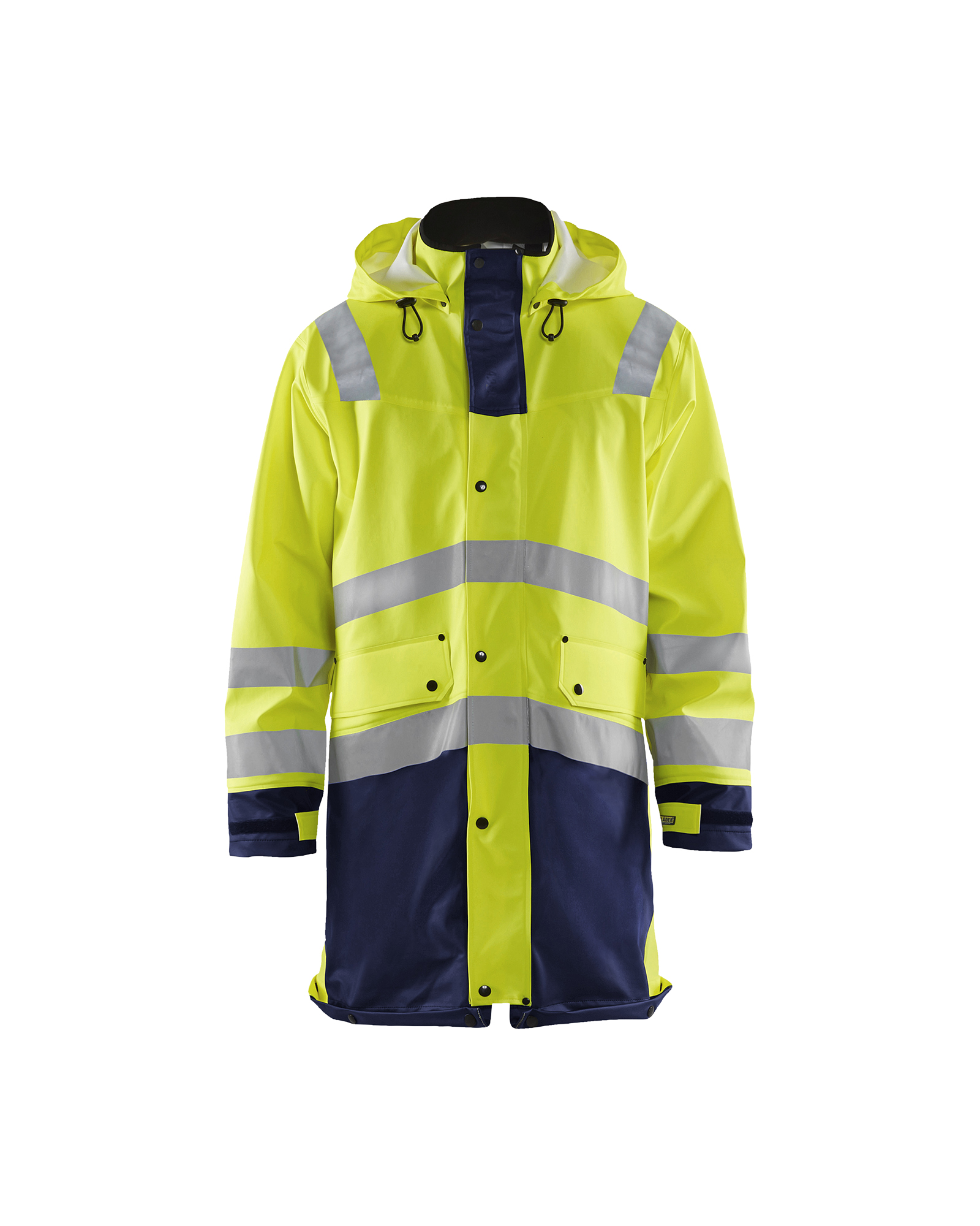 Blåkläder High Vis Regenmantel Level 3 High Vis Gelb/Marineblau Produktbild img1 L