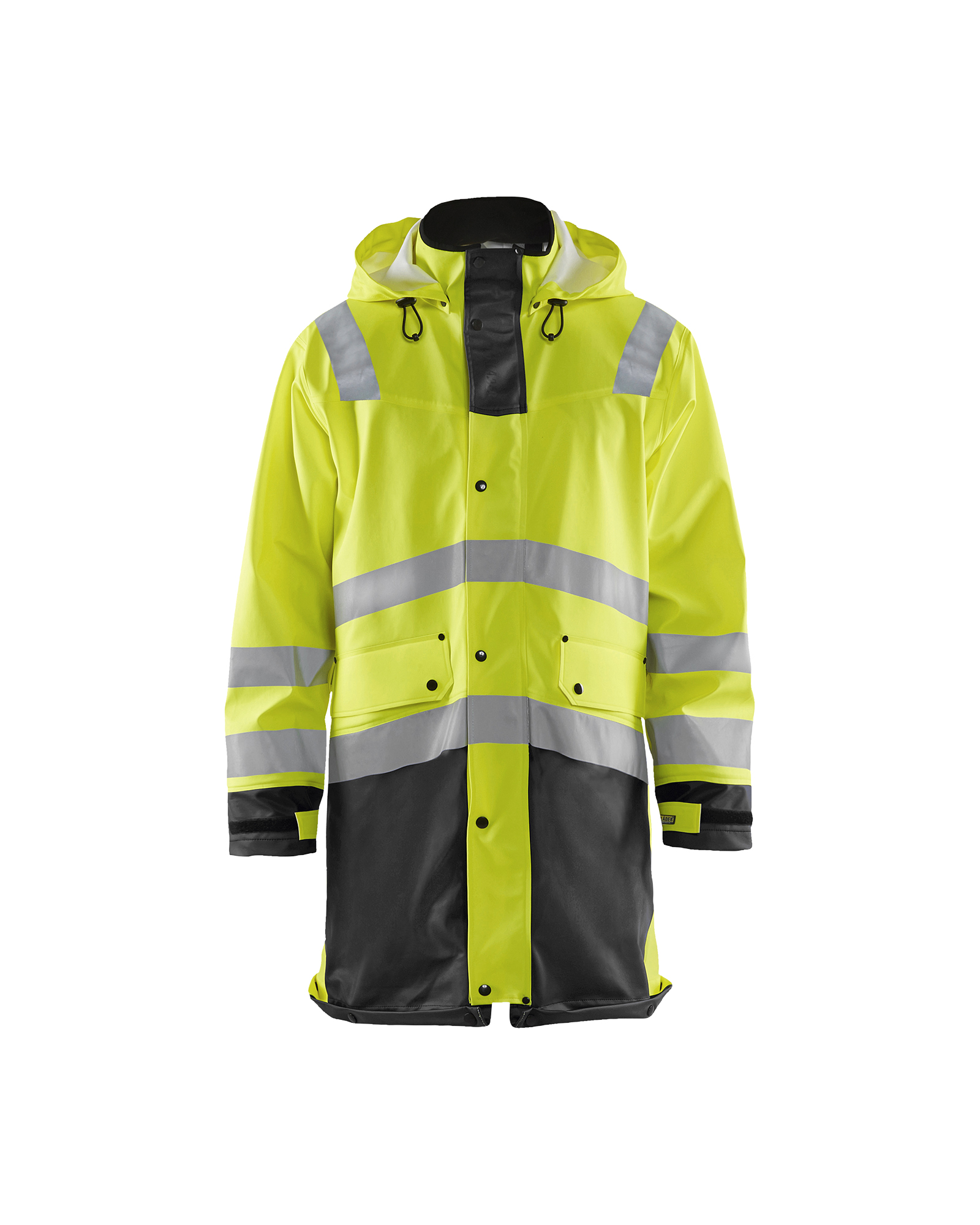 Blåkläder High Vis Regenmantel Level 3 High Vis Gelb/Schwarz Produktbild img1 L