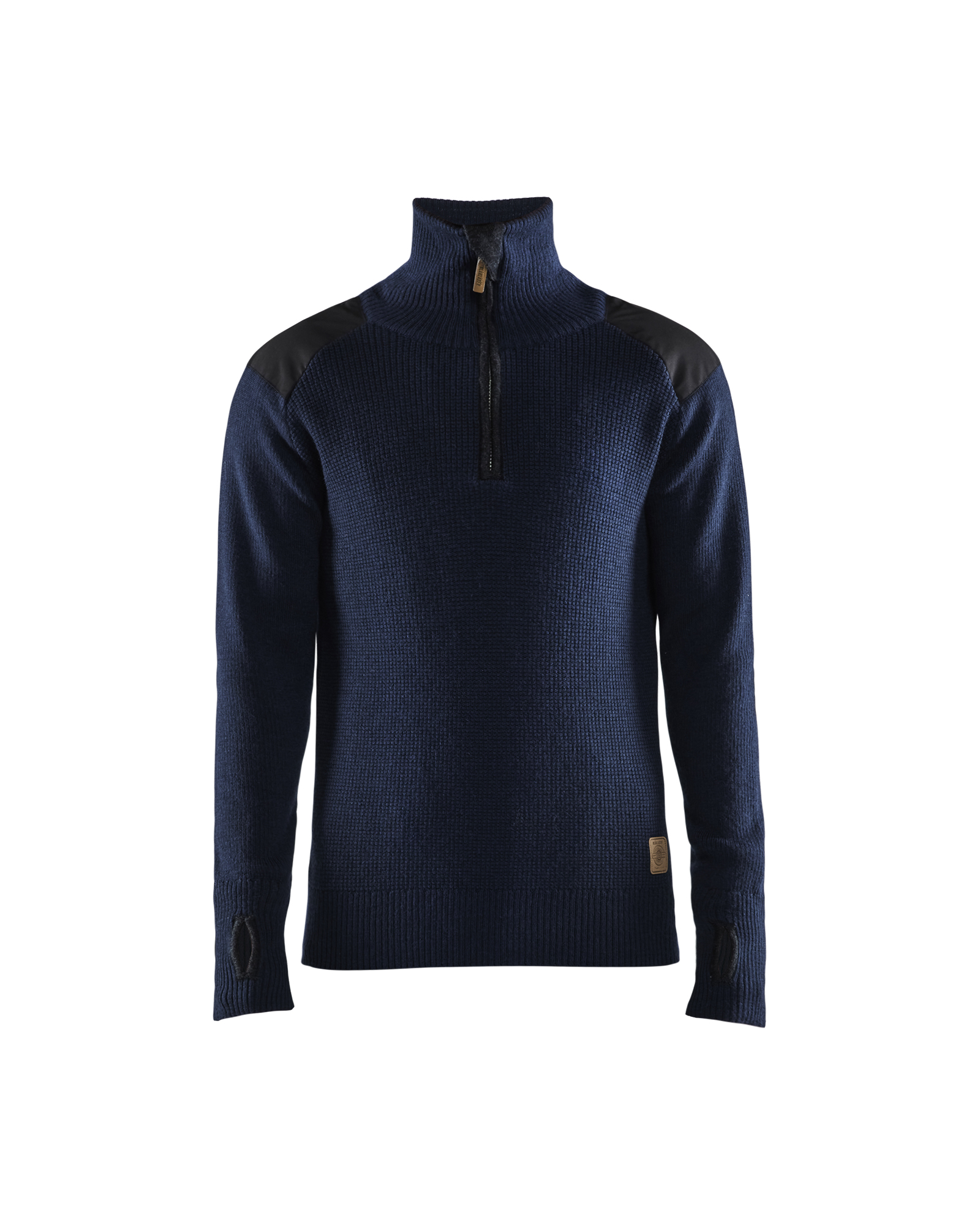 Blåkläder Wollsweater Dunkel Marineblau/Dunkelgrau Produktbild img1 L