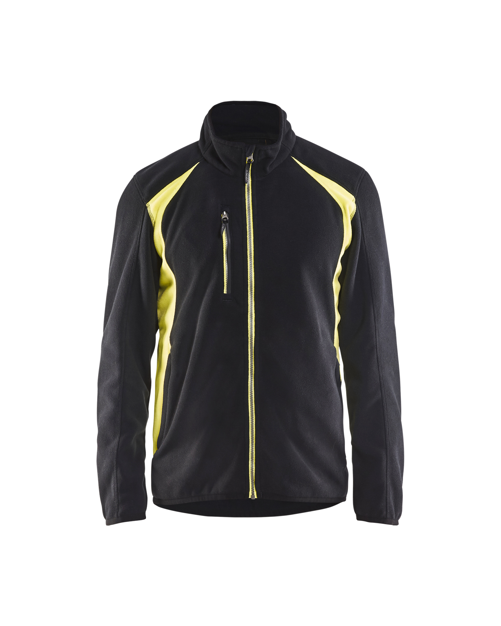 Blåkläder Fleecejacke Schwarz/Gelb Produktbild img1 L
