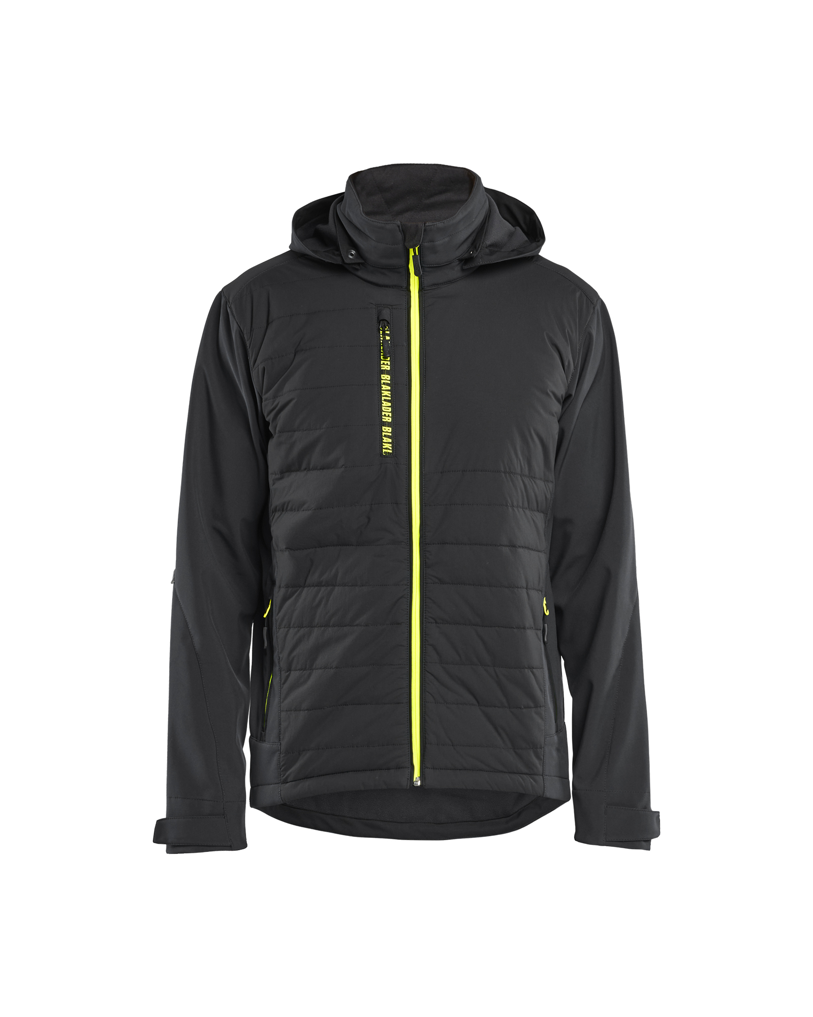 Blåkläder Hybrid Jacke Schwarz/Gelb Produktbild img1 L