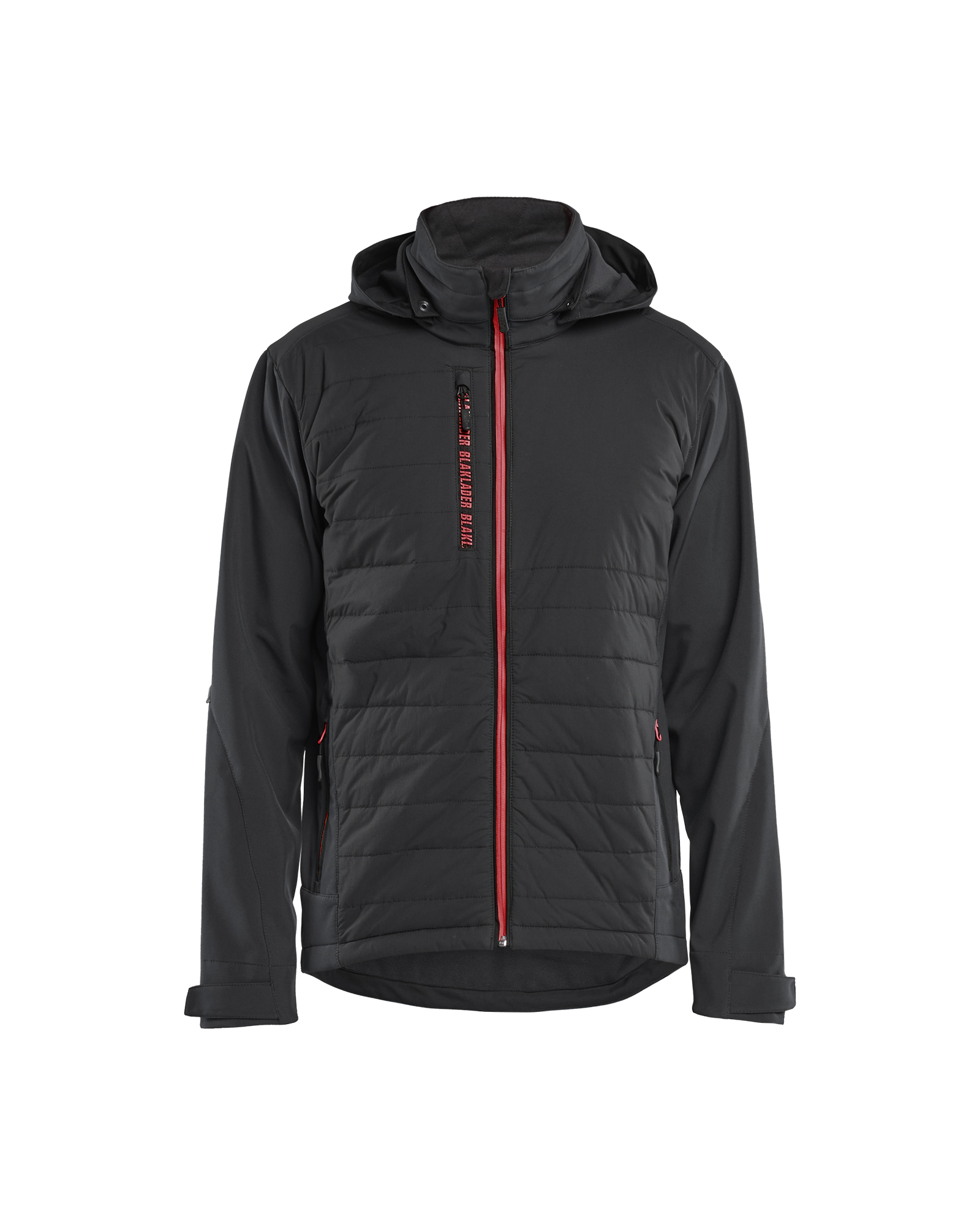 Blåkläder Hybrid Jacke Schwarz/Rot Produktbild img1 L