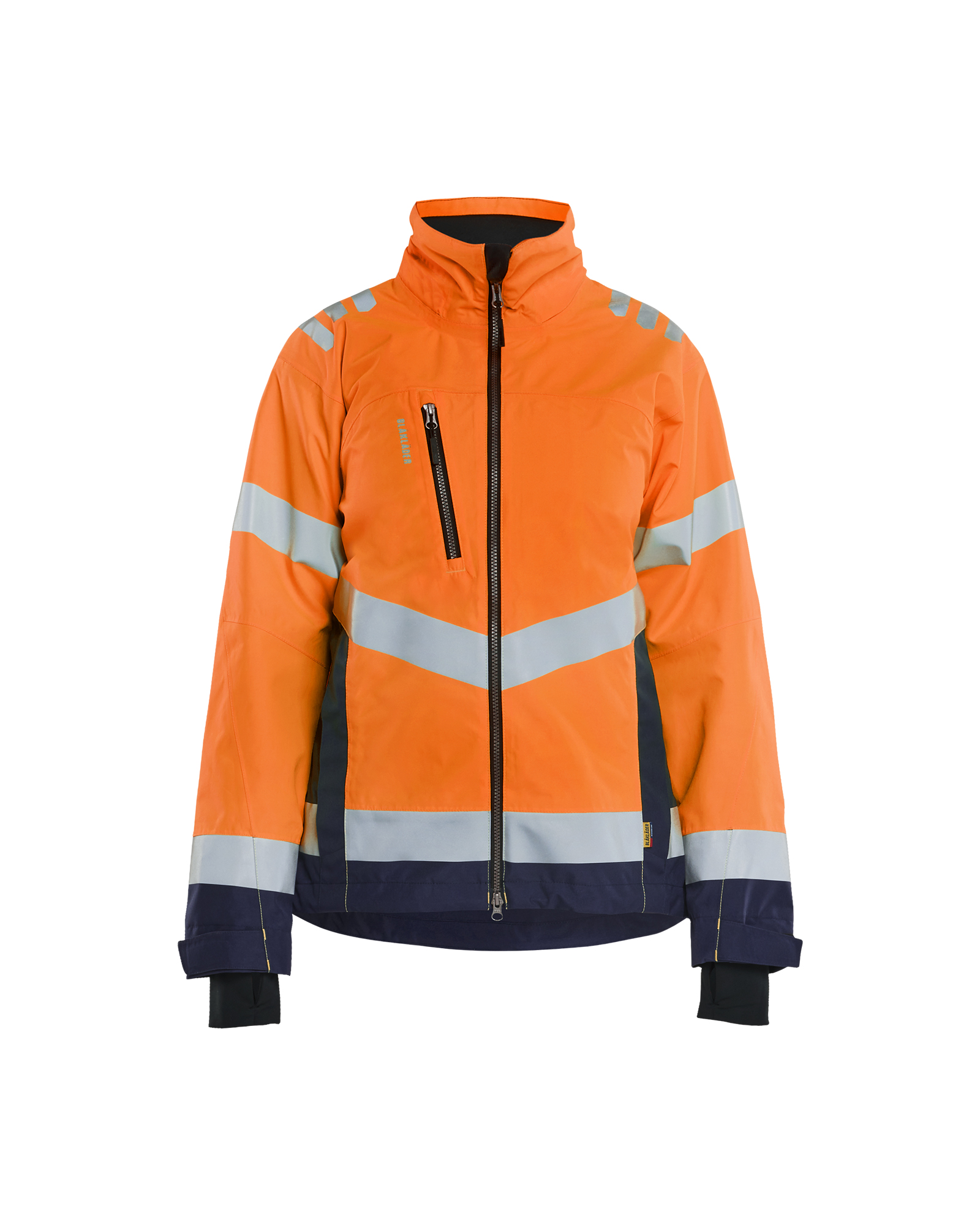 Blåkläder Damen Shell Jacke High Vis High Vis Orange/Marineblau Produktbild img1 L