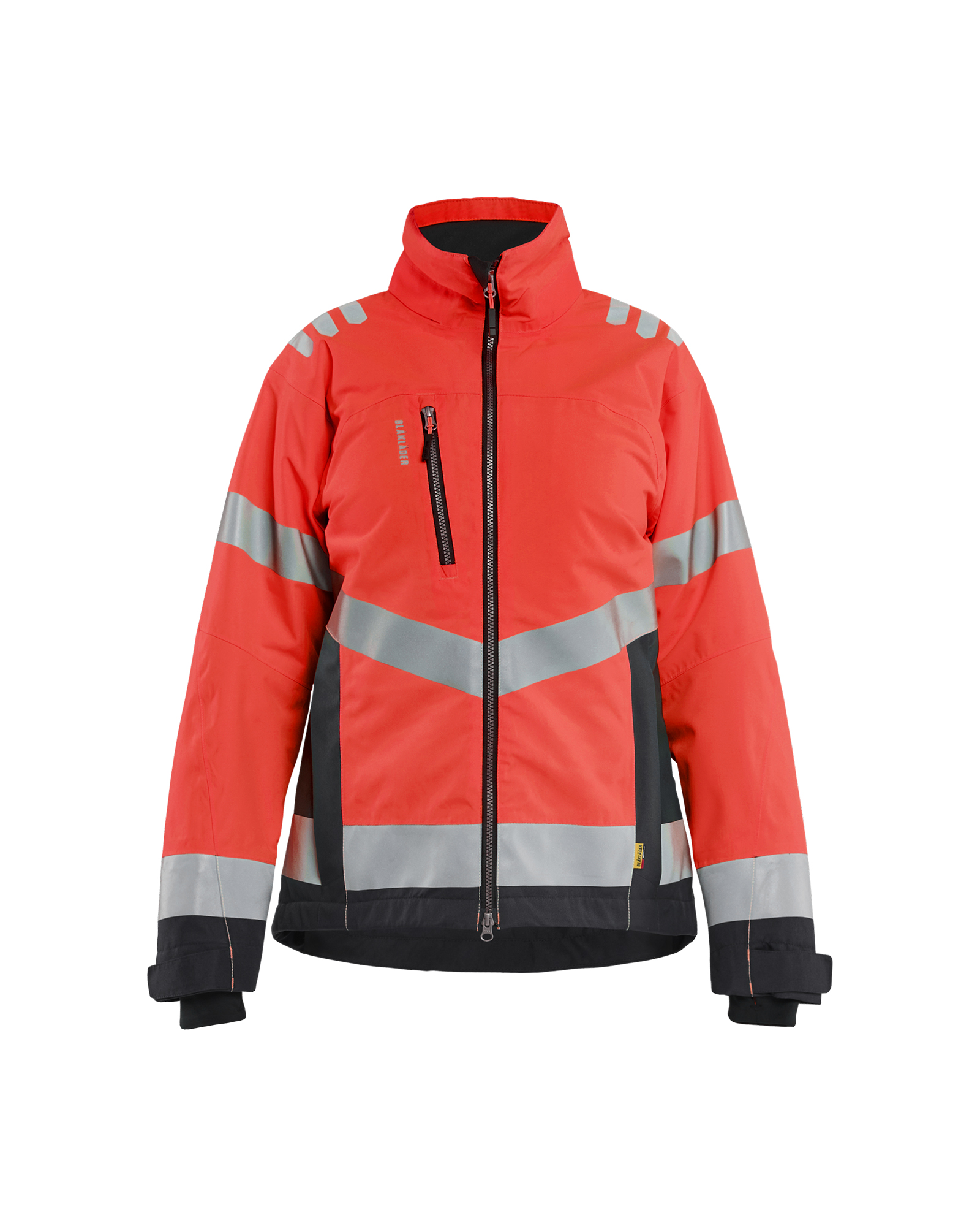 Blåkläder Leichte gefütterte Damen Winterjacke High Vis High Vis Rot/Schwarz Produktbild img1 L