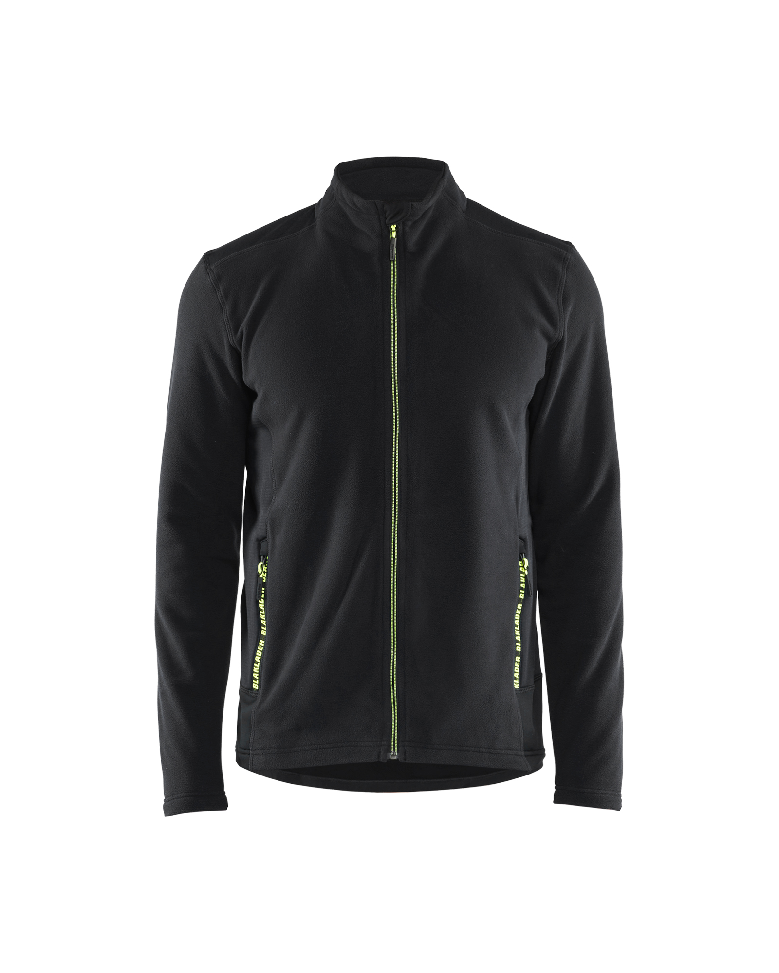 Blåkläder Mikrofleece-JackeSchwarz/Gelb Produktbild img1 L