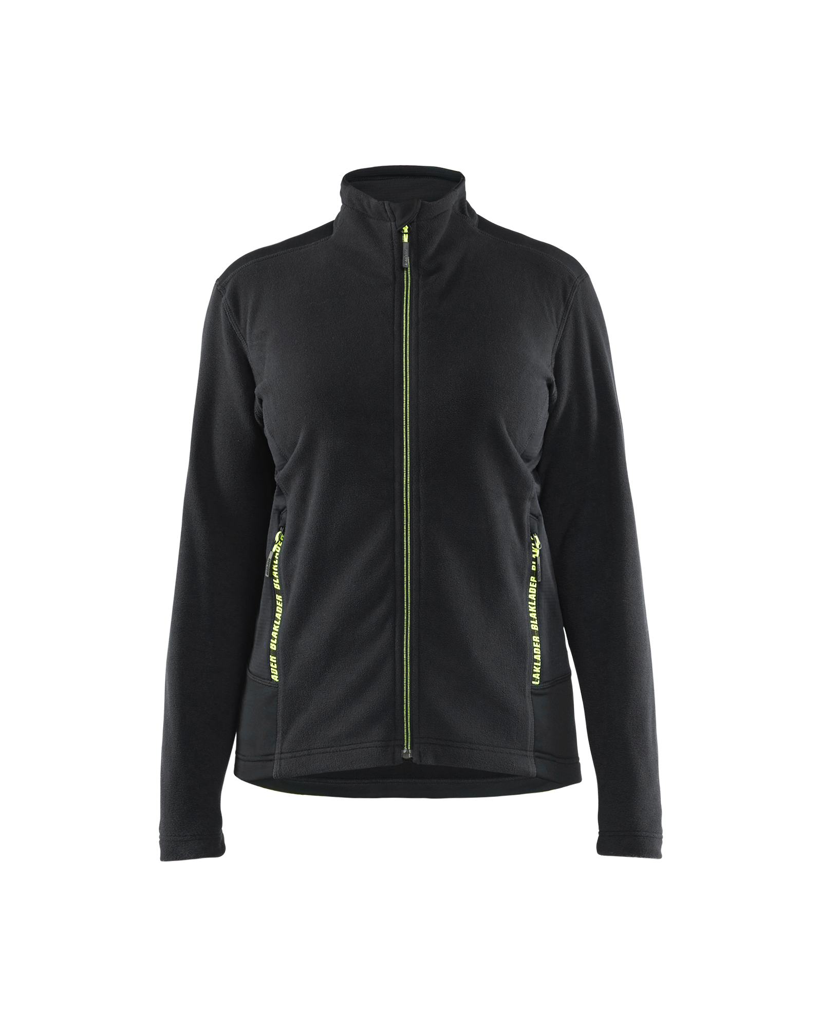 Blåkläder Damen Microfleece-JackeSchwarz/Gelb Produktbild img1 L
