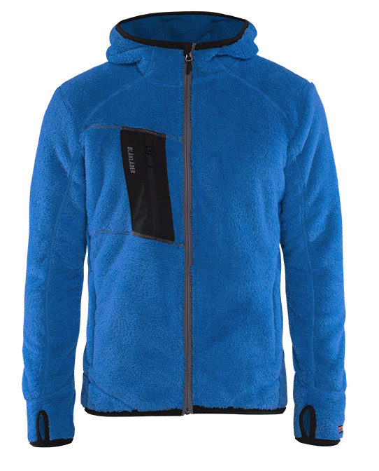 Blåkläder Fiberfleece Jacke Ozeanblau Produktbild img1 L