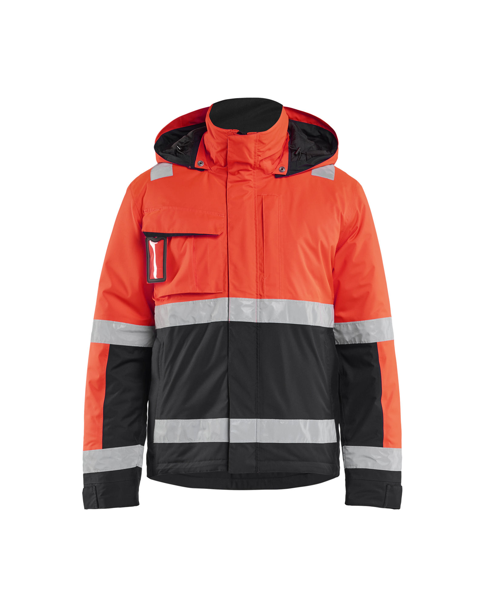 Blåkläder High Vis Winterjacke High Vis Rot/Schwarz Produktbild img1 L
