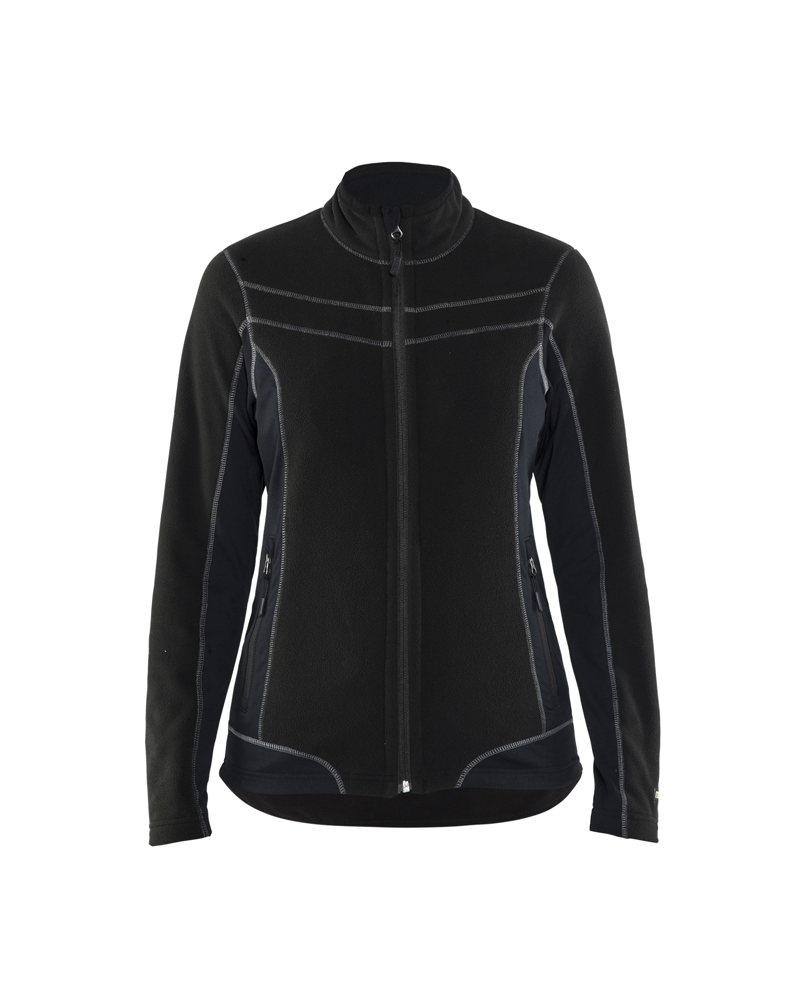 Blåkläder Damen Microfleece Jacke Schwarz Produktbild img1 L