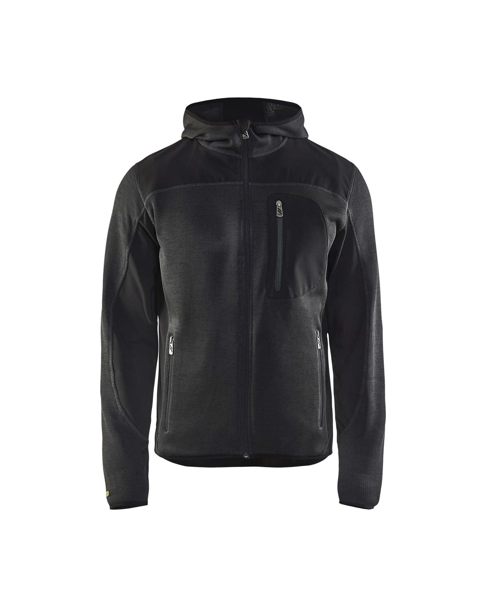 Blåkläder Strickjacke mit Softshell Dunkelgrau/Schwarz Produktbild img1 L