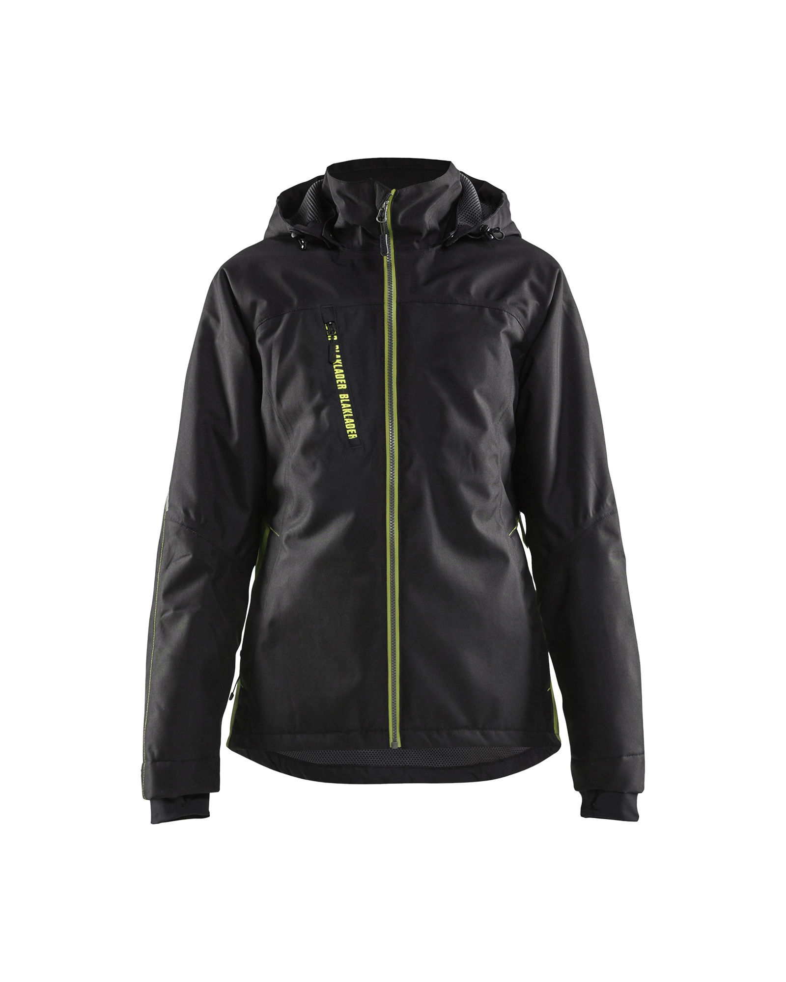 Blåkläder Damen Funktionsjacke leicht gefüttert Schwarz/Gelb Produktbild img1 L