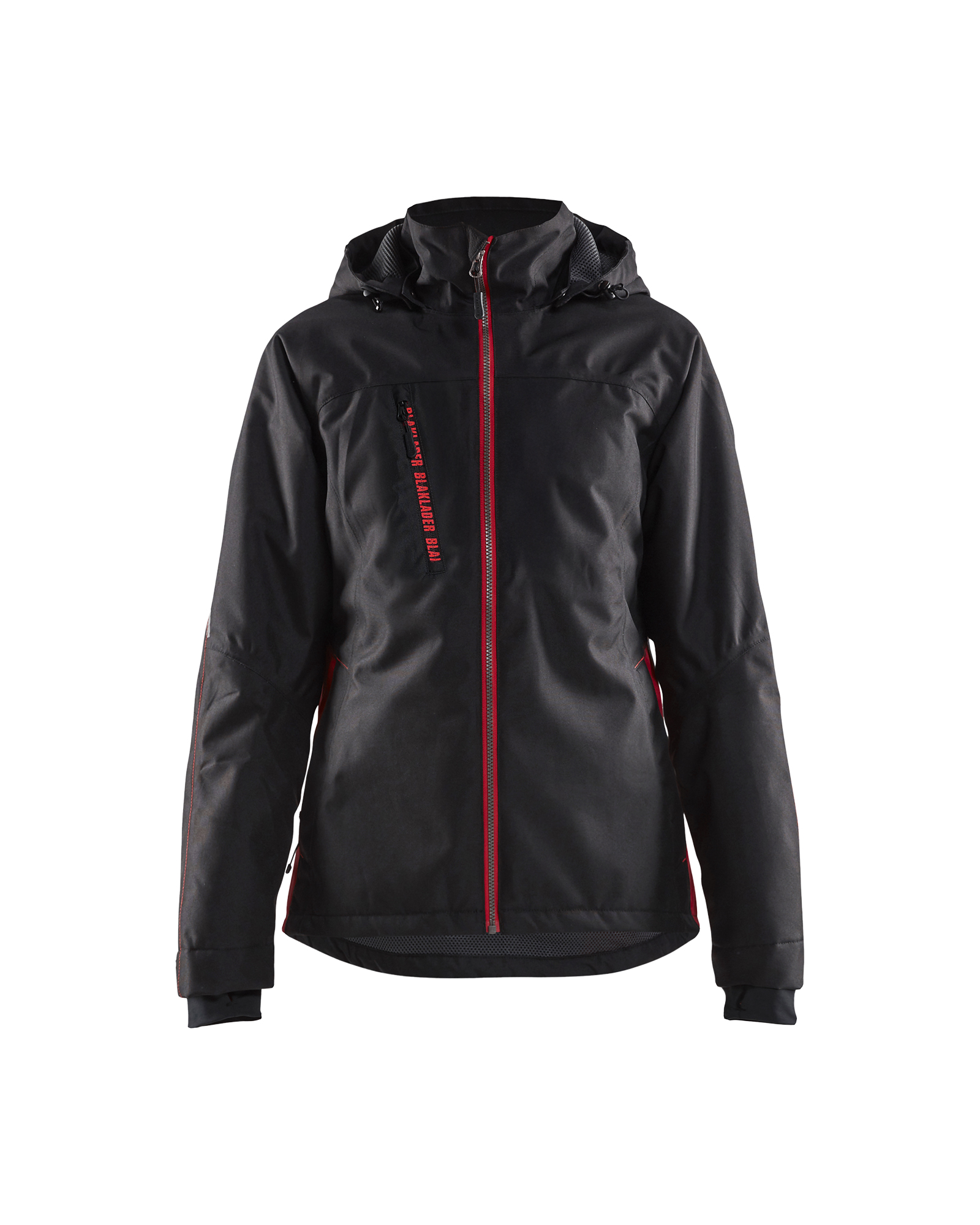 Blåkläder Damen Funktionsjacke leicht gefüttert Schwarz/Rot Produktbild img1 L