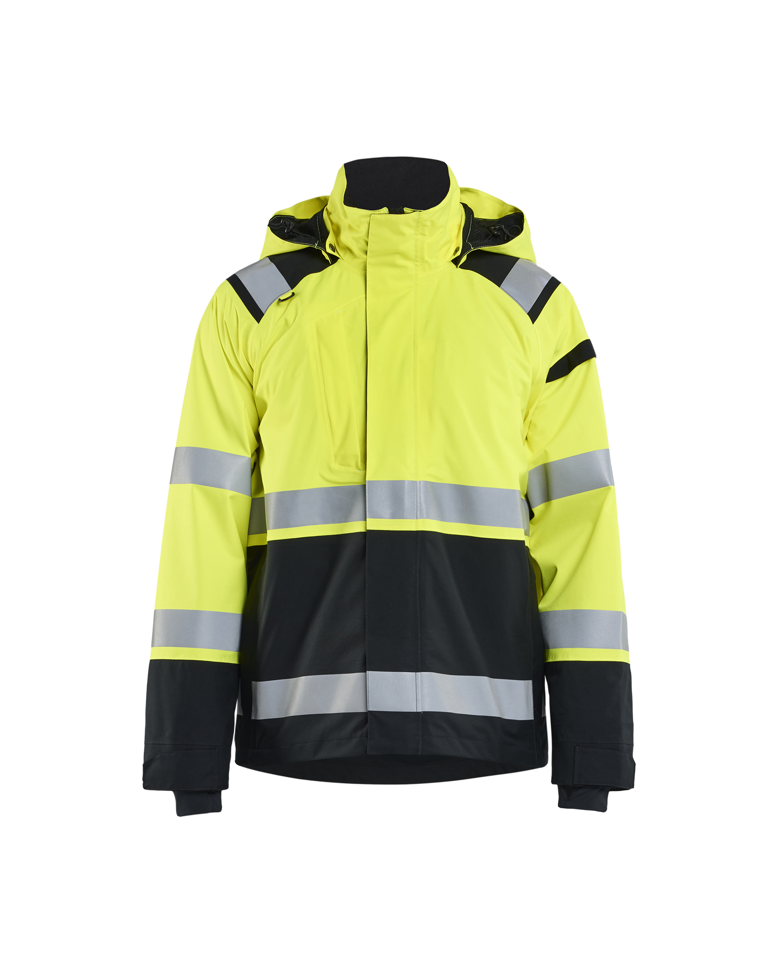 Blåkläder High Vis Shell Jacke High Vis Gelb/Schwarz Produktbild img1 L