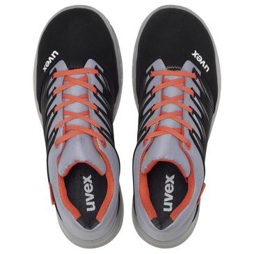 UVEX 2 trend Halbschuhe S2 69099 schwarz, grau, rot Weite 12 Größe 39 Produktbild img2 L