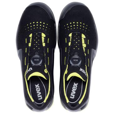 UVEX Halbschuhe 1 support S1P 65682 schwarz, gelb Weite 11 W11 Produktbild img2 L