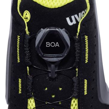 UVEX Halbschuhe 1 support S1P 65682 schwarz, gelb Weite 11 W11 Produktbild img4 L
