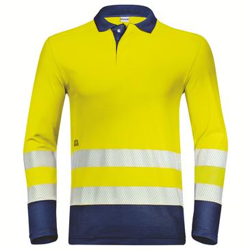 UVEX Poloshirt Construction gelb, warngelb M Produktbild img1 L