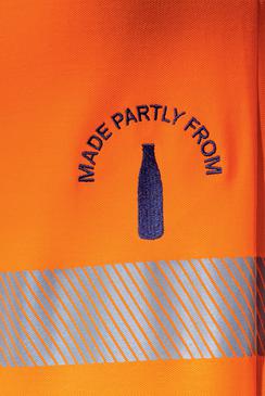 Poloshirt uvex Construction orange, warnorange M Produktbild img2 L