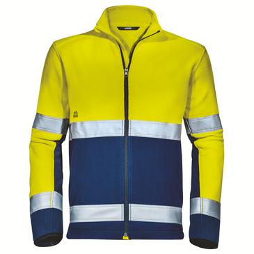 Fleecejacke uvex Construction gelb, warngelb M Produktbild img1 L