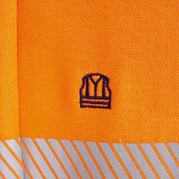 Poloshirt uvex Construction orange, warnorange M Produktbild img5 L