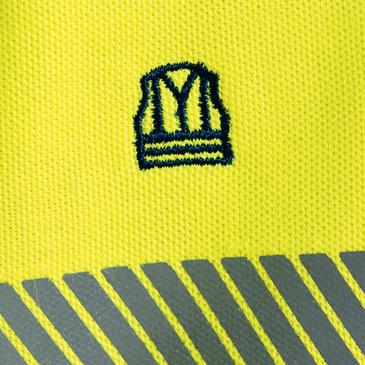 UVEX Poloshirt Construction gelb, warngelb M Produktbild img5 L