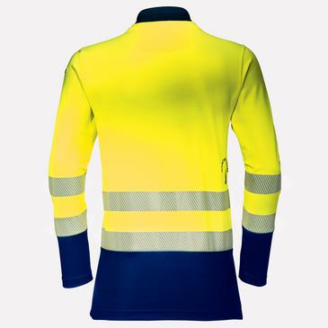 UVEX Poloshirt Construction gelb, warngelb M Produktbild img4 L