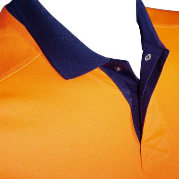 Poloshirt uvex Construction orange, warnorange M Produktbild img7 L