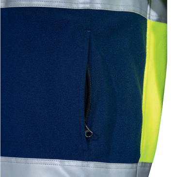 Fleecejacke uvex Construction gelb, warngelb M Produktbild img2 L