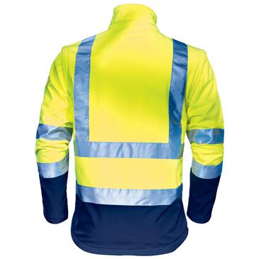 UVEX Softshelljacke protection flash gelb, warngelb S Produktbild img4 L