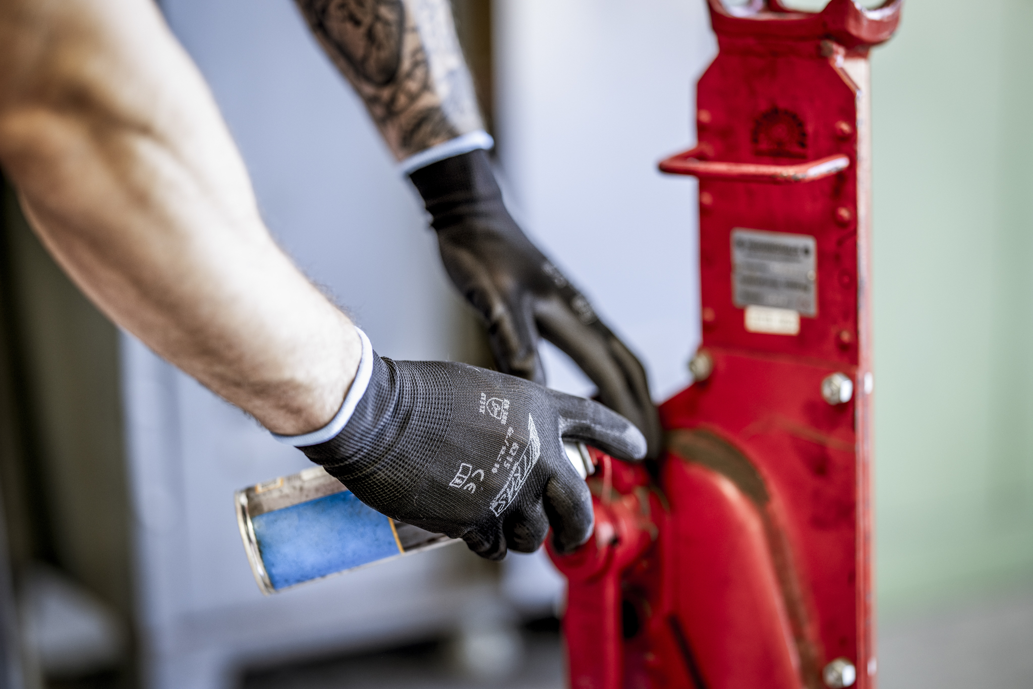 NITRAS Nylonhandschuhe, schwarz, EN 388 Produktbild img2 L