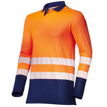 UVEX Poloshirt Construction orange, warnorange M Produktbild img6 L