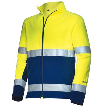 Fleecejacke uvex Construction gelb, warngelb M Produktbild img6 L