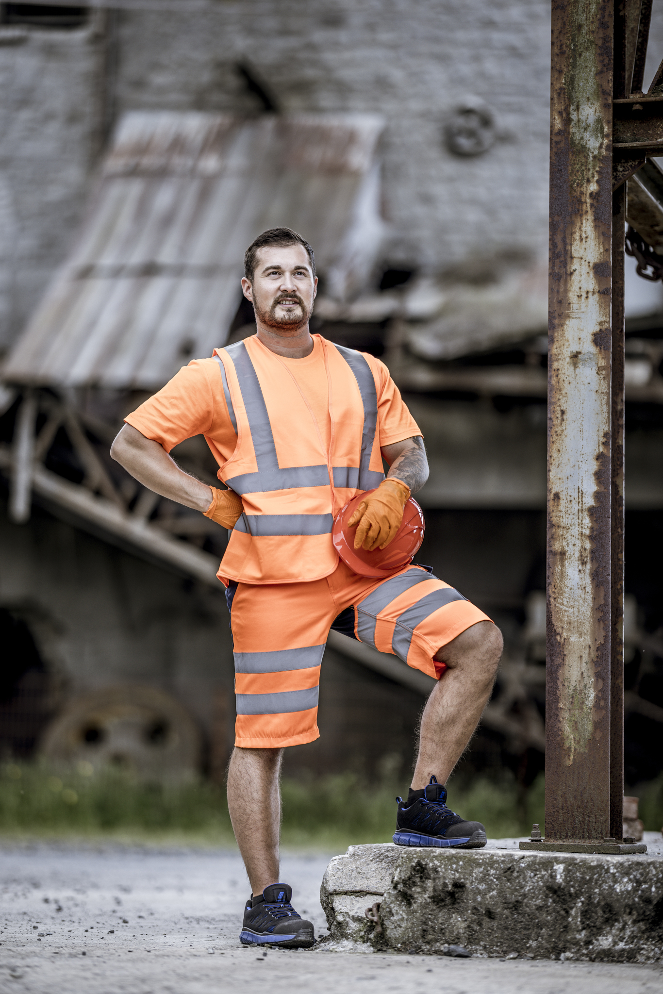 NITRAS Warnweste, neonorange, EN ISO 13688, EN ISO 20471 Produktbild img3 L