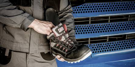 NITRAS ERGO STEP HIGH, semi-orthopädische Einlegesohle, schwarz / gelb Produktbild img2 L