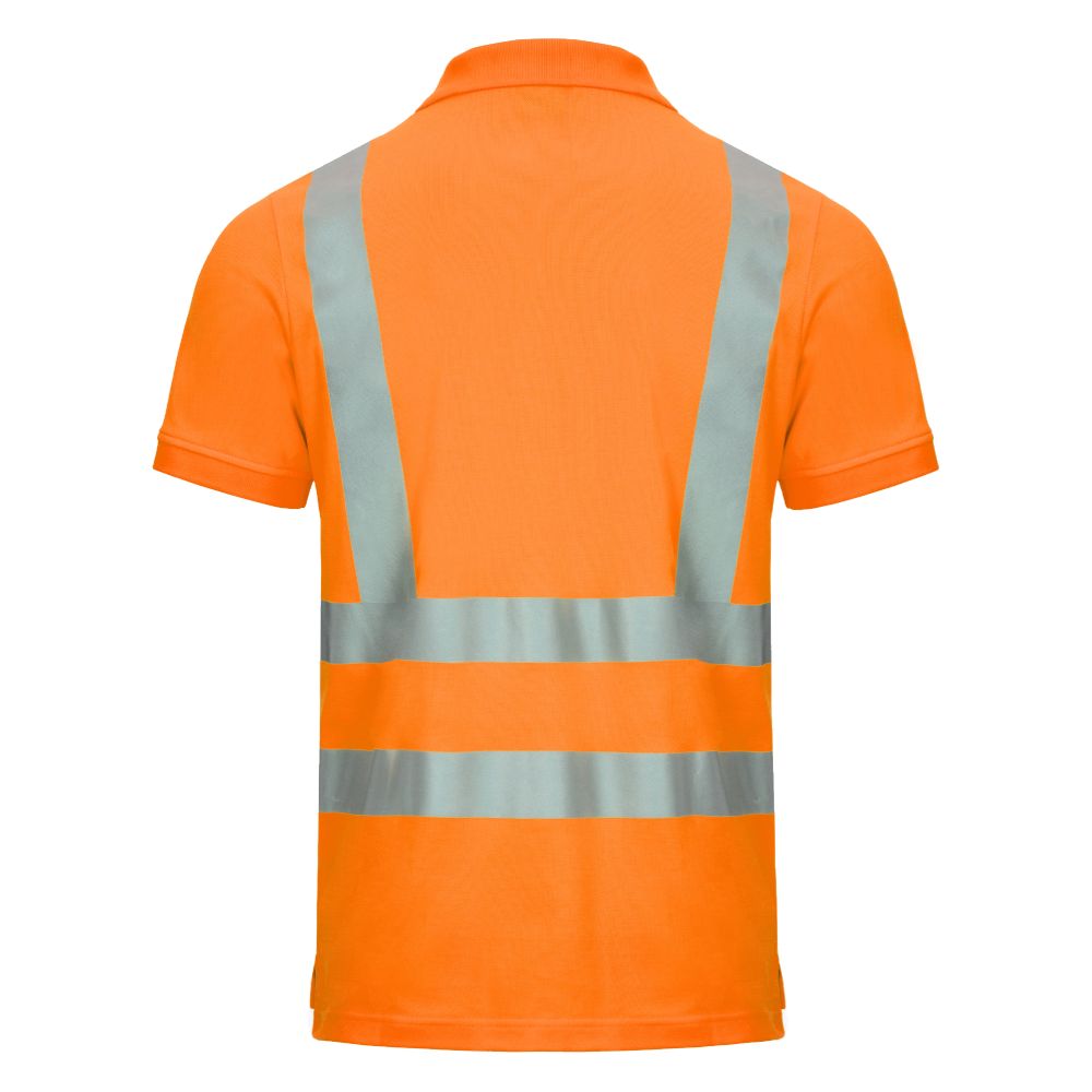 NITRAS MOTION TEX VIZ, Warn-Poloshirt, neonorange, EN ISO 13688, EN ISO 20471, EN 13758-2 Produktbild img2 L